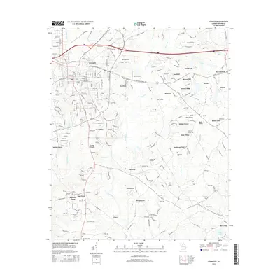2014 Map of Covington, 2014 Print