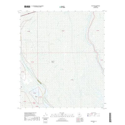 2018 Map of Cow Bayou, 2018 Print