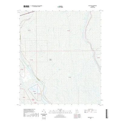 2020 Map of Cow Bayou, 2020 Print