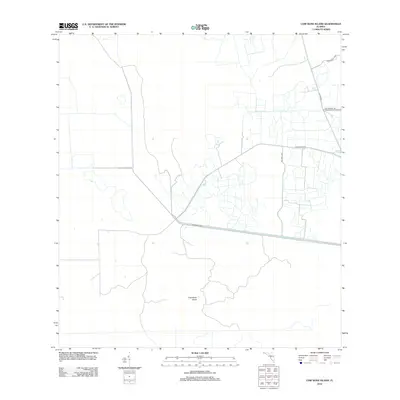 2012 Map of Cow Bone Island, 2012 Print