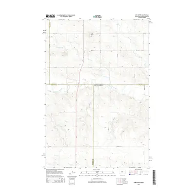 2014 Map of Cow Butte, 2014 Print