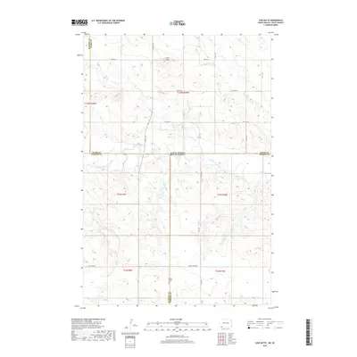 2018 Map of Cow Butte, 2018 Print