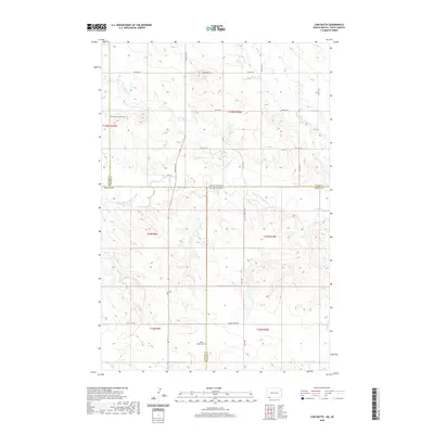 2020 Map of Cow Butte, 2020 Print