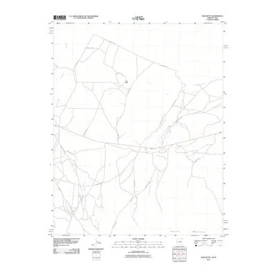 2011 Map of Cow Butte, 2011 Print