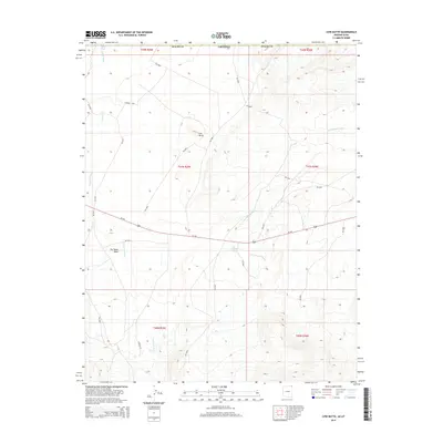 2014 Map of Cow Butte, 2014 Print
