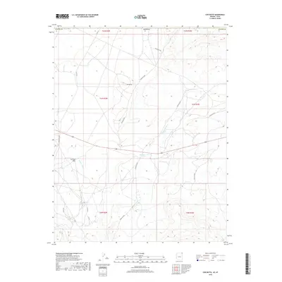 2018 Map of Cow Butte, 2018 Print