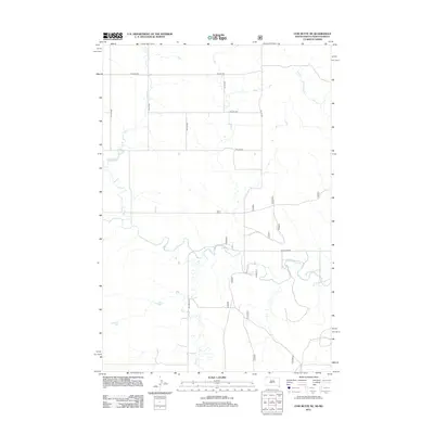 2012 Map of Cow Butte NE, 2012 Print