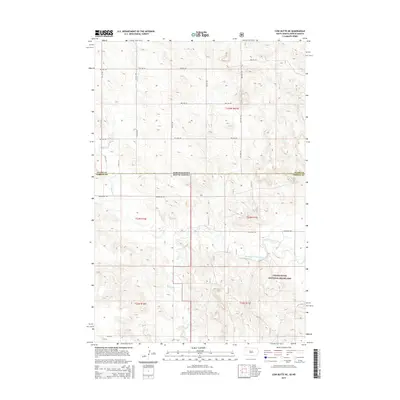 2015 Map of Cow Butte NE, 2015 Print