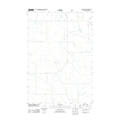 2012 Map of Cow Butte SE, 2012 Print