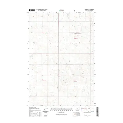 2015 Map of Cow Butte SE, 2015 Print