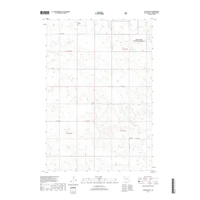 2017 Map of Cow Butte SE, 2017 Print