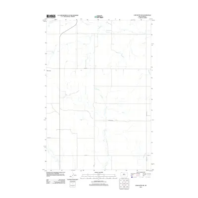 2012 Map of Cow Butte SW, 2012 Print