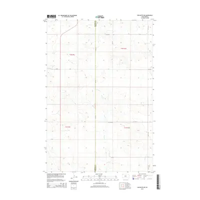 2015 Map of Cow Butte SW, 2015 Print