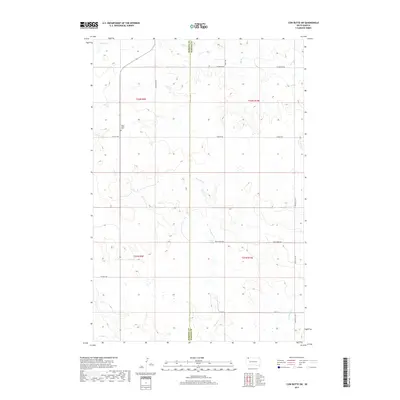 2017 Map of Cow Butte SW, 2017 Print