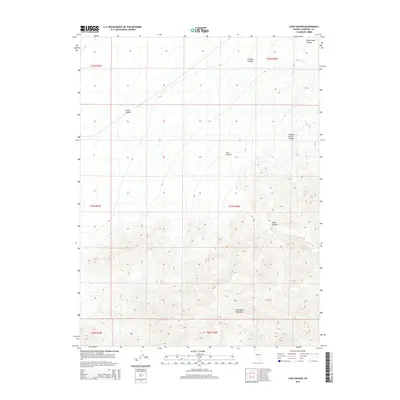 2014 Map of Cow Canyon, 2014 Print