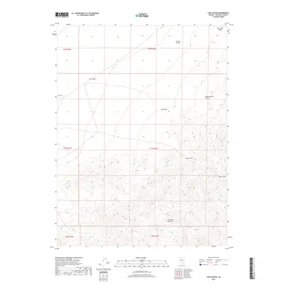 2018 Map of Cow Canyon, 2018 Print