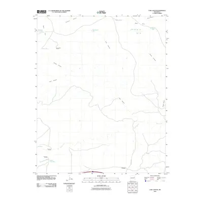2010 Map of Cow Canyon, 2010 Print