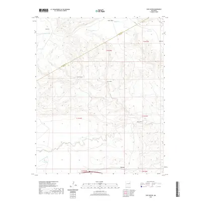 2020 Map of Cow Canyon, 2020 Print