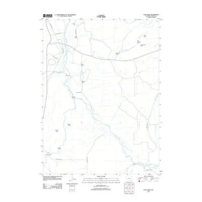 2012 Map of Cow Creek, 2012 Print