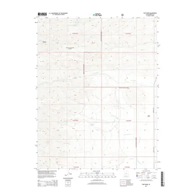 2014 Map of Cow Creek, 2014 Print