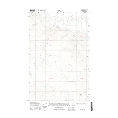 2017 Map of Cow Creek, 2017 Print