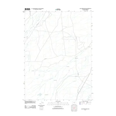 2012 Map of Cow Creek Ranch, 2012 Print