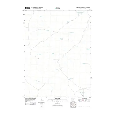 2010 Map of Cow Creek Reservoir SW, 2010 Print