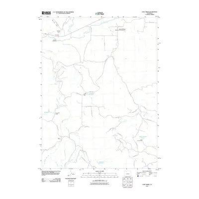2010 Map of Cow Creek, 2010 Print