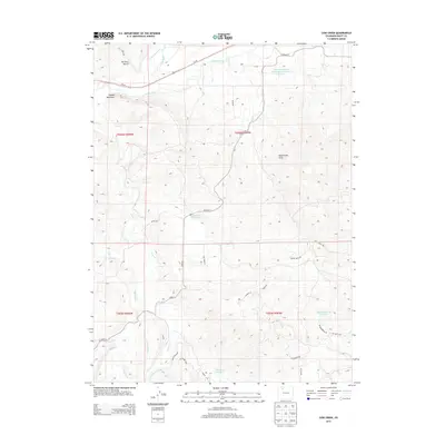 2013 Map of Cow Creek, 2013 Print