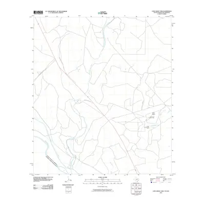 2010 Map of Cow Creek Tank, 2010 Print