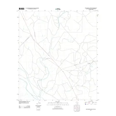 2013 Map of Cow Creek Tank, 2013 Print