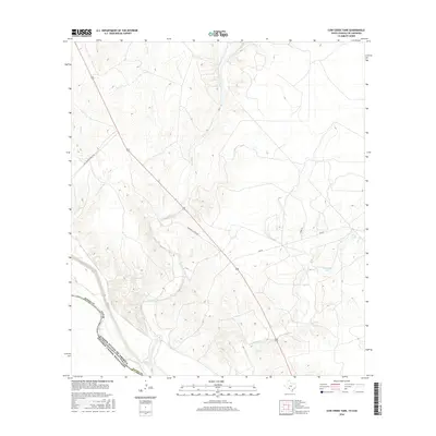 2016 Map of Cow Creek Tank, 2016 Print