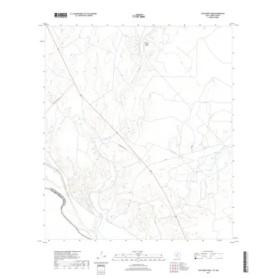 2019 Map of Cow Creek Tank, 2019 Print
