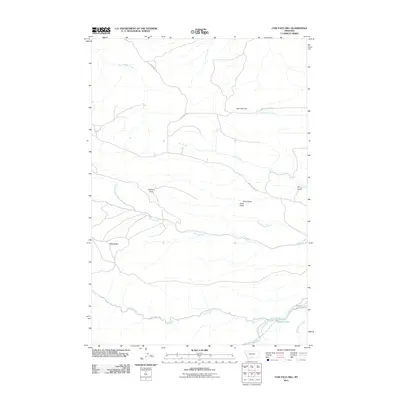 2011 Map of Cow Face Hill, 2011 Print