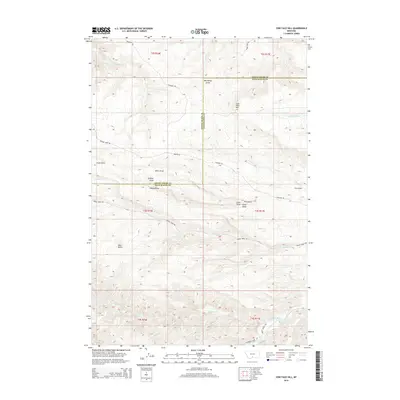 2014 Map of Cow Face Hill, 2014 Print