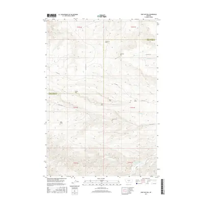 2017 Map of Cow Face Hill, 2017 Print