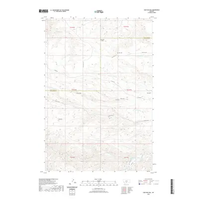 2020 Map of Cow Face Hill, 2020 Print