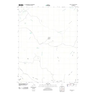 2011 Map of Cow Flats, 2011 Print