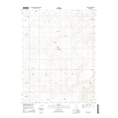 2014 Map of Cow Flats, 2014 Print