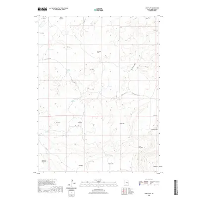2020 Map of Cow Flats, 2020 Print