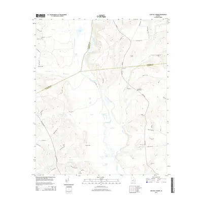 2014 Map of Cow Hell Swamp, 2014 Print