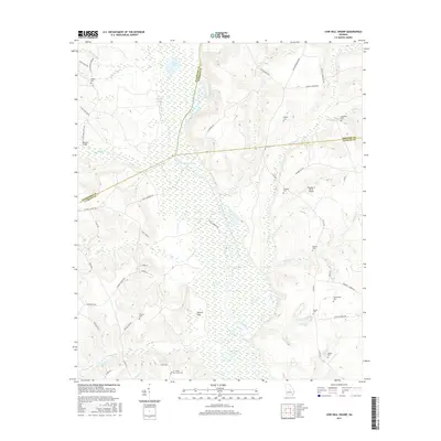 2017 Map of Cow Hell Swamp, 2017 Print
