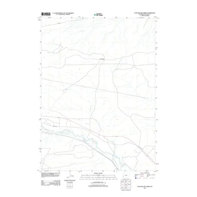 2012 Map of Cow Hollow Creek, 2012 Print