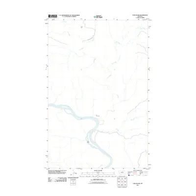 2011 Map of Cow Island, 2011 Print