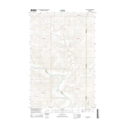 2014 Map of Cow Island, 2014 Print