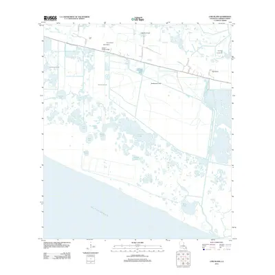 2012 Map of Cow Island, 2012 Print