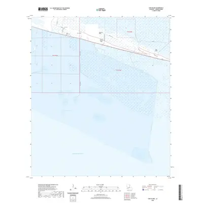 2020 Map of Cow Island, 2020 Print