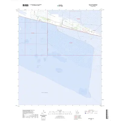 2024 Map of Cow Island, 2024 Print