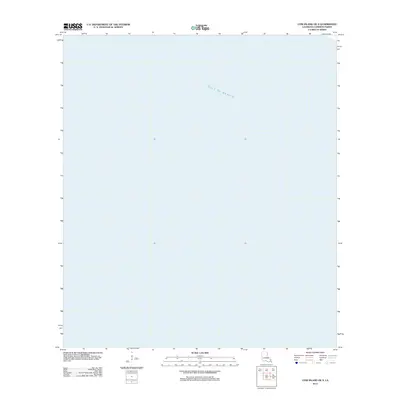 2012 Map of Cow Island OE S, 2012 Print