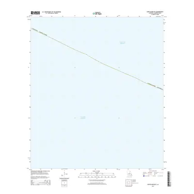 2015 Map of Cow Island OE S, 2015 Print